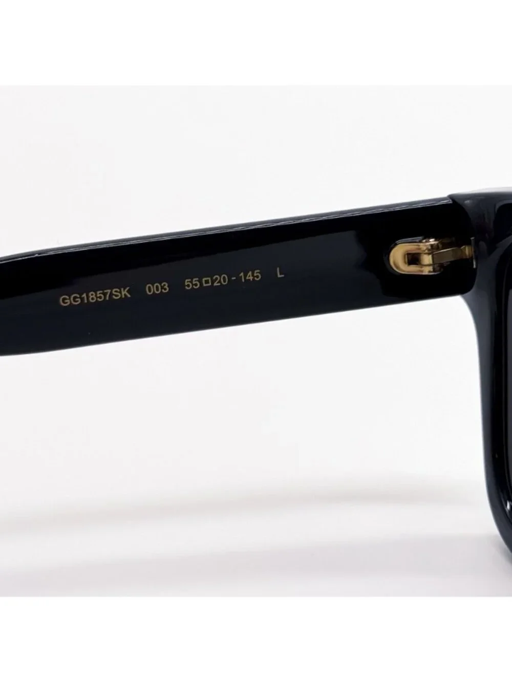 New Gucci Black Square Men Sunglasses GG1857SK 003